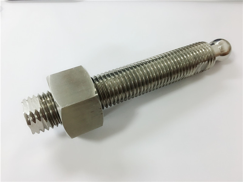 räätälöityjä korkealaatuisia cnc-sorvi sorvaamalla titaanipallokiinnikkeitä